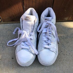 (3 for $60) White High-Top Nikes